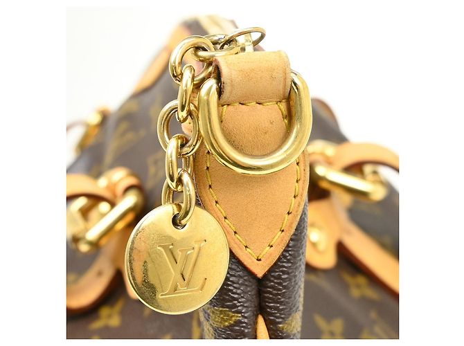 Sac à main Louis Vuitton Palermo Monogram Canvas GM Marron - vue 7