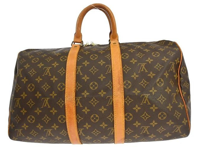 Louis Vuitton Keepall Monogram Canvas 45 Marrone - vista 2