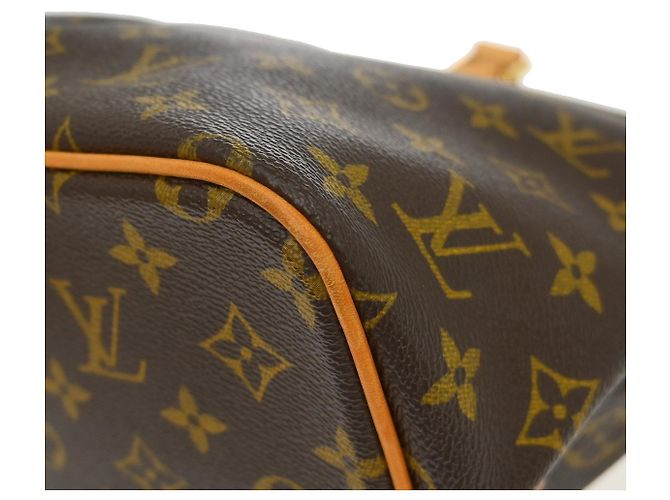 Sac à main Louis Vuitton Palermo Monogram Canvas PM Marron - vue 4