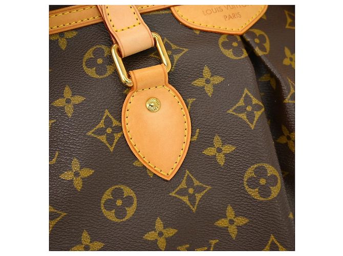 Sac à main Louis Vuitton Palermo Monogram Canvas PM Marron - vue 6