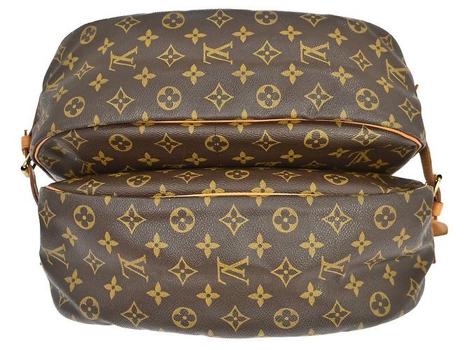 Louis Vuitton Saumur Monogram Canvas 35 Marrone - vista 6