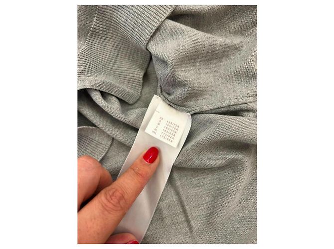 Camiseta Louis Vuitton gris de seda y algodón - vista 7