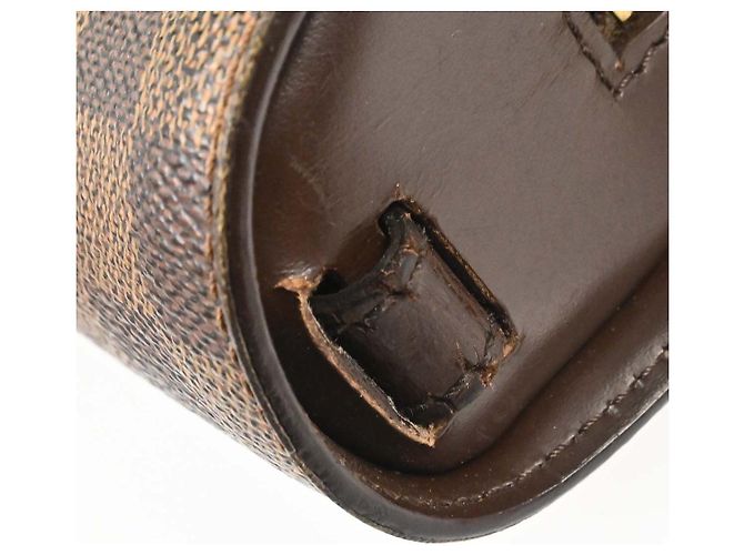 Louis Vuitton Pochette Saint Louis Damier Ebene Marrone - vista 7