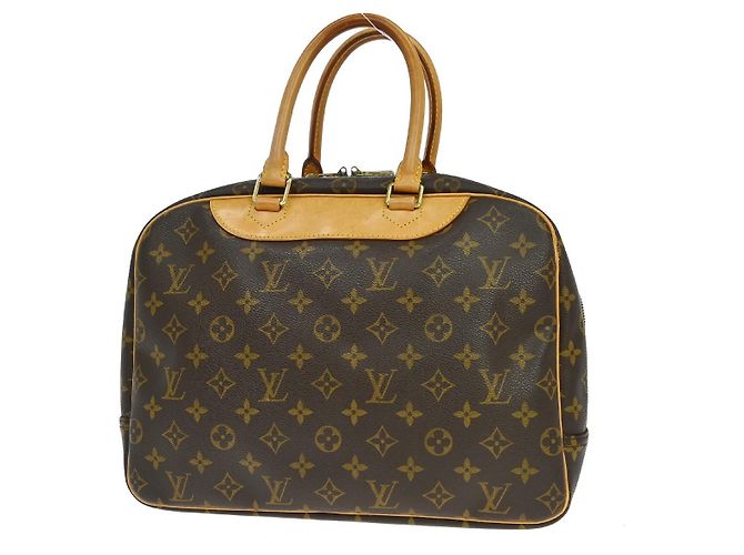 Louis Vuitton Deauville Monogram Canvas 34 Castaño - vista 2
