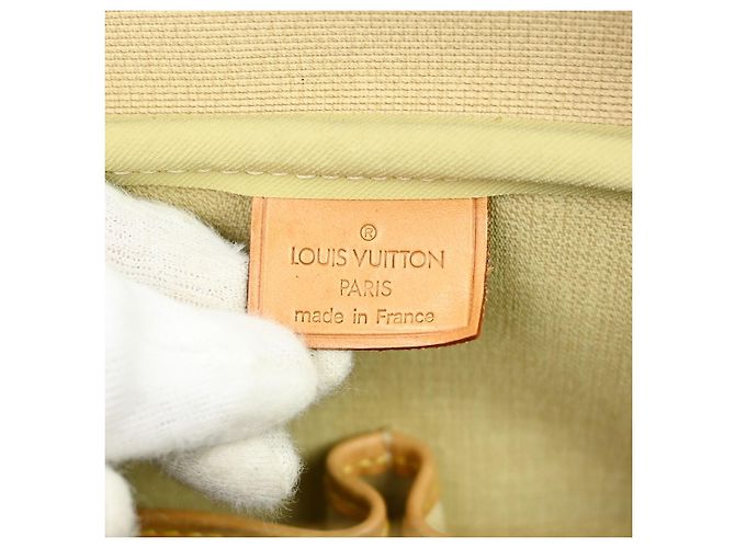 Louis Vuitton Deauville Monogram Canvas 34 Castaño - vista 4