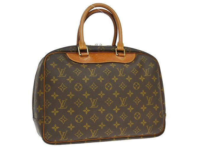 Borsa Louis Vuitton Deauville in Monogram Canvas 34 Marrone - vista 2