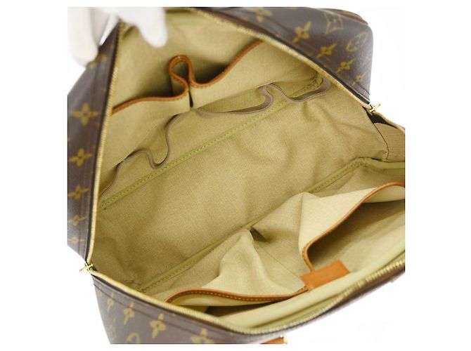 Borsa Louis Vuitton Deauville in Monogram Canvas 34 Marrone - vista 3