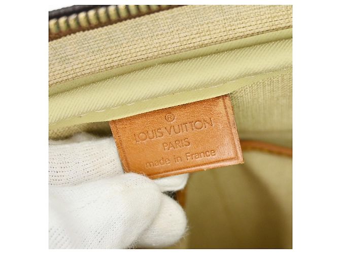 Borsa Louis Vuitton Deauville in Monogram Canvas 34 Marrone - vista 4