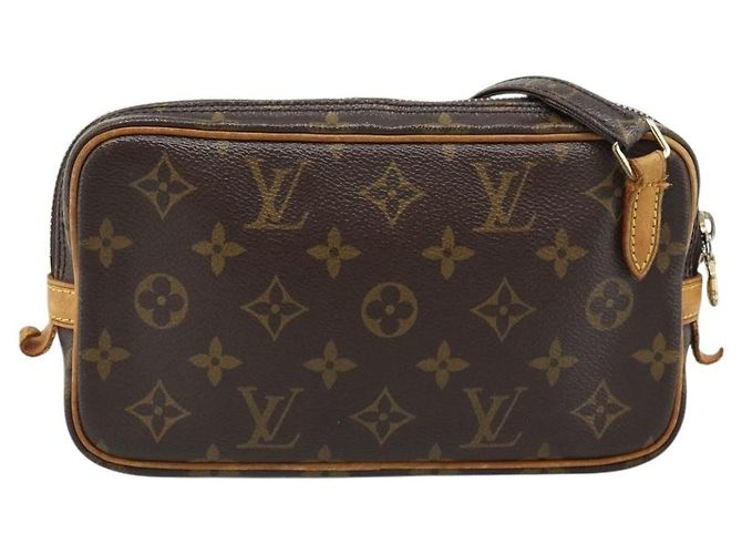 Louis Vuitton Pochette Marly Bandouliere Monogram Canvas medium Marrone - vista 2