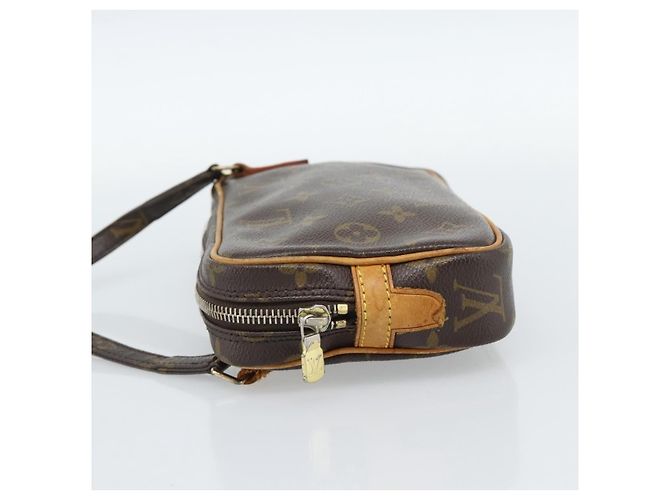 Louis Vuitton Pochette Marly Bandouliere Monogram Canvas medium Marrone - vista 3