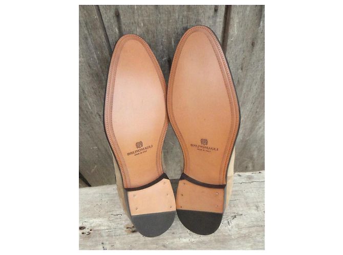 Bruno Magli Beige Suede Chelsea Boots - view 5