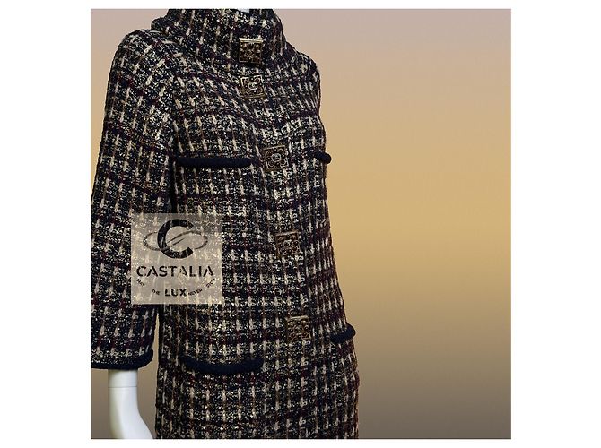 Abrigo Chanel Paris Byzance Colección Metiers d'Art - vista 4