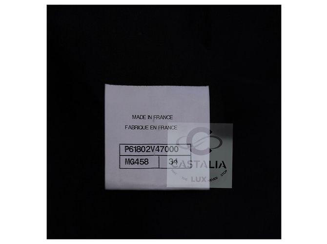 Chanel Completo Tailleur Tweed Nero e Oro Egypt Métiers d’Art - vista 7