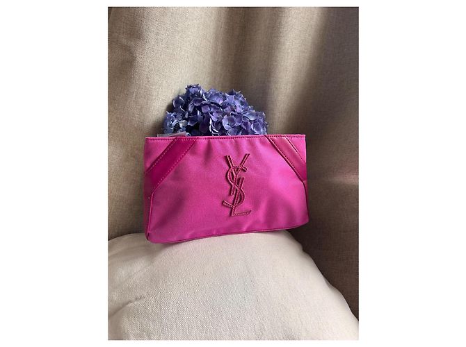Pochette YSL Yves Saint Laurent Rosa Fucsia - vista 3