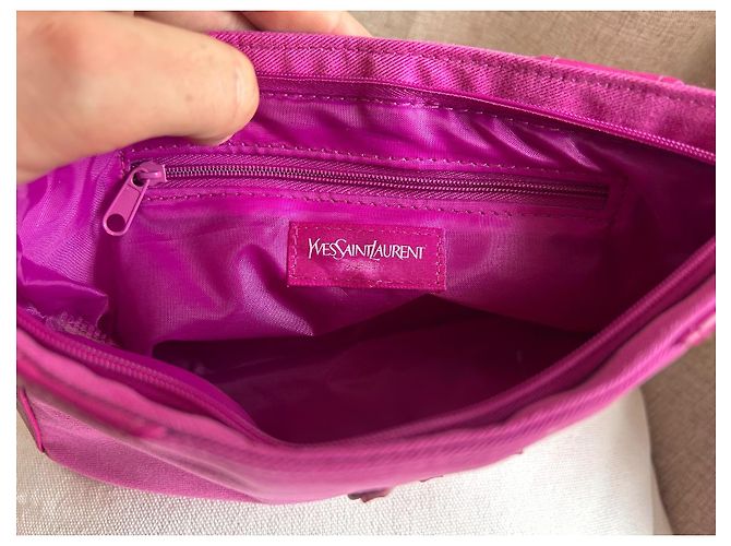 Pochette YSL Yves Saint Laurent Rosa Fucsia - vista 7