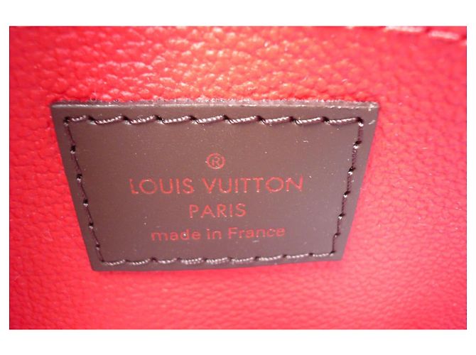 Louis Vuitton Pochette Cosmétique Damier Ébène N47516 Marrone - vista 3