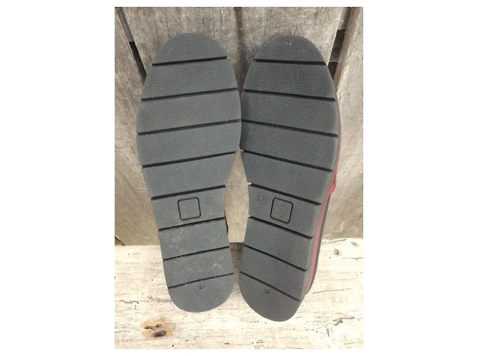 Autre Marque François Pinet Leder Loafer Schwarz Bordeaux - Ansicht 6