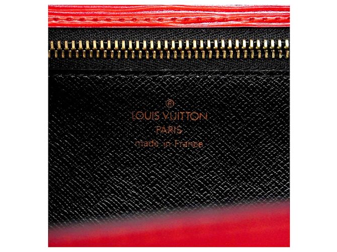 Borsa Louis Vuitton Epi Monceau Rosso - vista 5