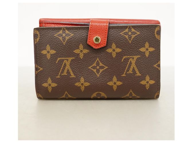Louis Vuitton Monogram Portefeuille Pallas Compact Wallet Marrone Fuschia - vista 11