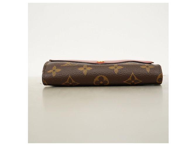 Louis Vuitton Monogram Portefeuille Pallas Compact Wallet Marrone Fuschia - vista 3