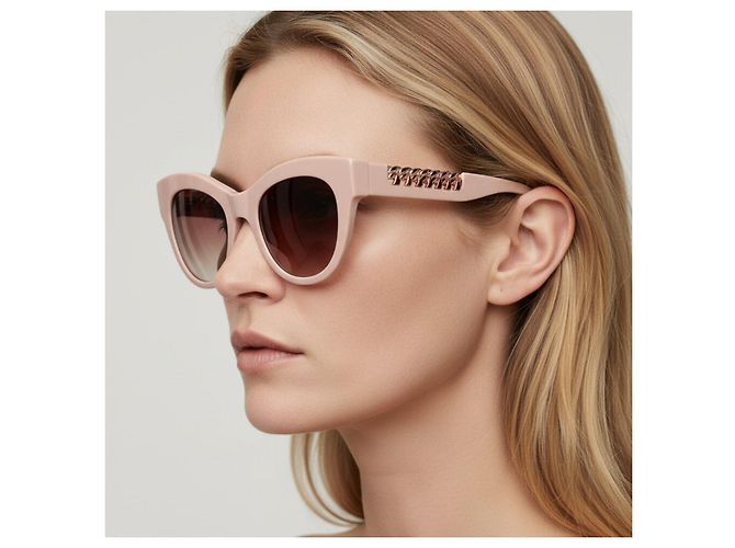 Stella Mc Cartney Stella McCartney Occhiali da sole cat-eye Beige - vista 3