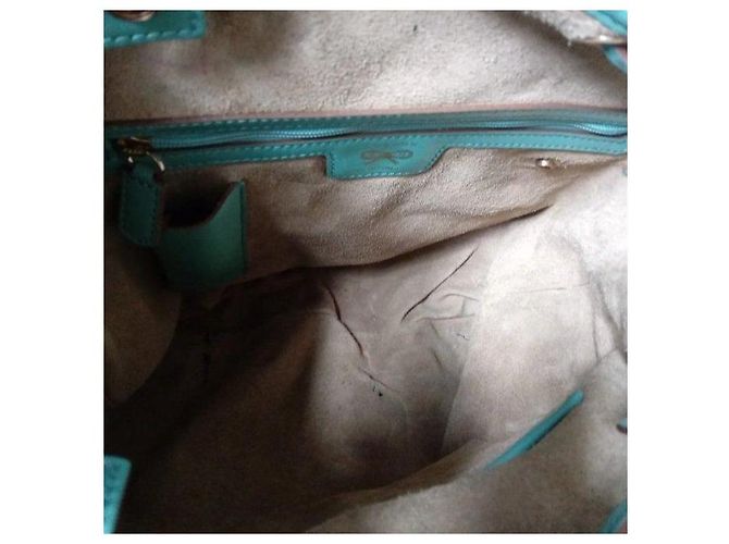 Anya Hindmarch Borsa Tote con Stampa Gatto Multicolore Beige - vista 6