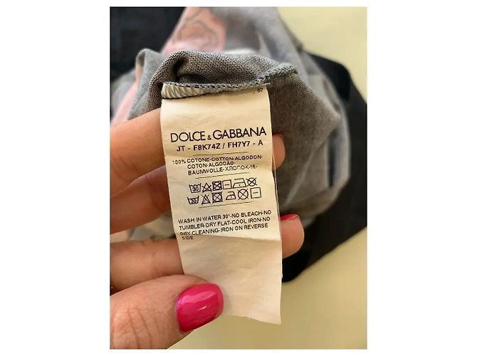 T-shirt Dolce & Gabbana Cuore e Rose - Nera Nero - vista 4