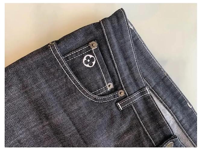 Vaqueros Louis Vuitton en denim negro - vista 2