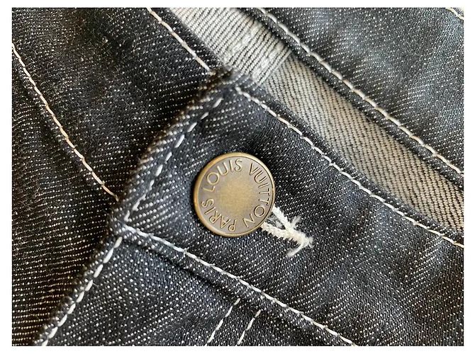 Vaqueros Louis Vuitton en denim negro - vista 3
