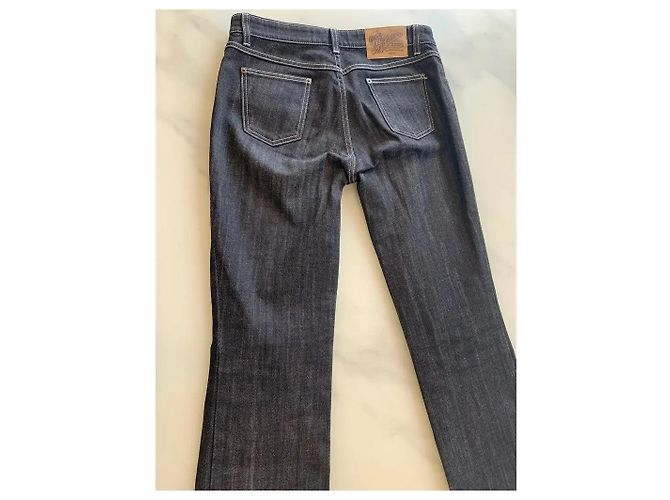 Vaqueros Louis Vuitton en denim negro - vista 5