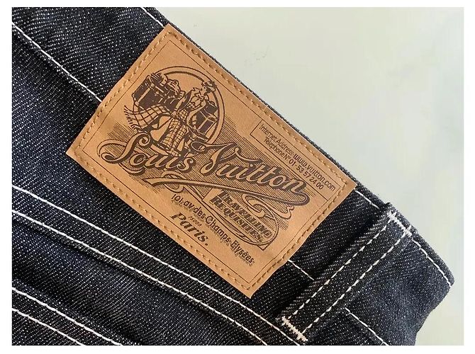Vaqueros Louis Vuitton en denim negro - vista 6