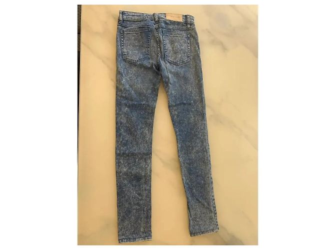 Jeans Slim Desgastados IRO Azul - vista 2