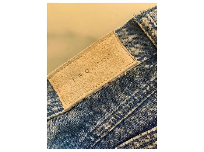 Jeans Slim Desgastados IRO Azul - vista 3