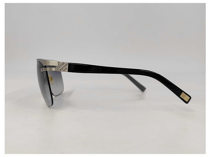 Louis Vuitton LV Sunglasses Metal Square Metal XL Marrone - vista 3
