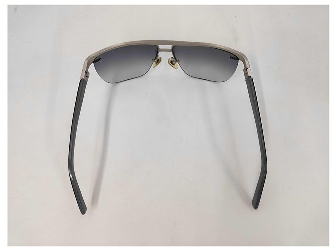 Louis Vuitton LV Sunglasses Metal Square Metal XL Marrone - vista 5