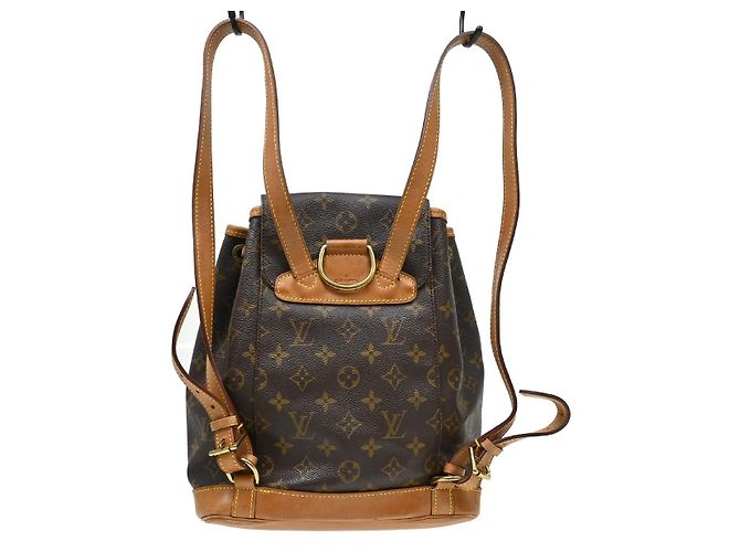 Louis Vuitton Montsouris Monogram Canvas MM Marrone - vista 2