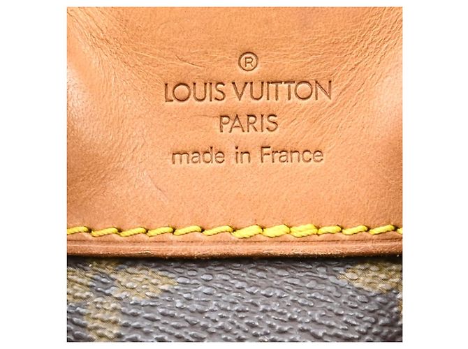 Louis Vuitton Montsouris Monogram Canvas MM Marrone - vista 4