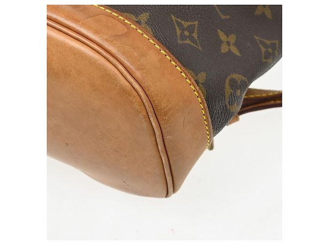 Louis Vuitton Montsouris Monogram Canvas MM Marrone - vista 7