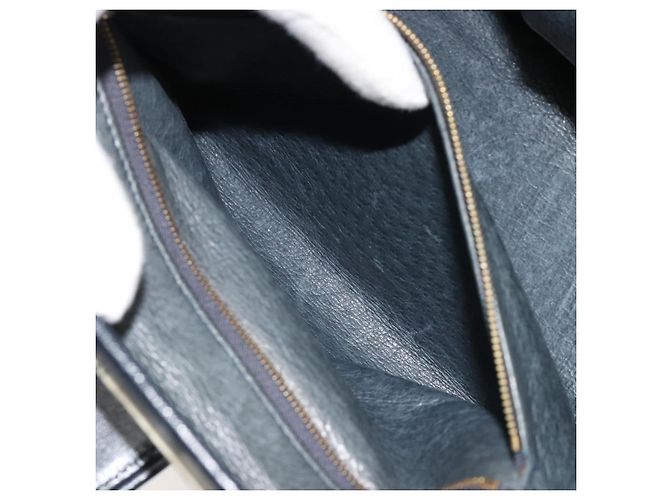 Borsa MCM Vicetos Logogram PVC Pelle White Gold Auth 187374 Bianco D'oro - vista 22