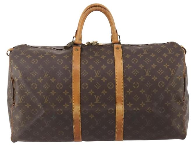 LOUIS VUITTON Bolso Boston Monogram Keepall 50 M41426 LV Auth 184669 Monograma - vue 13