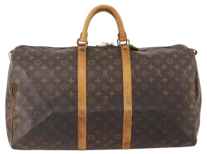 LOUIS VUITTON Bolso Boston Monogram Keepall 50 M41426 LV Auth 184669 Monograma - vue 2