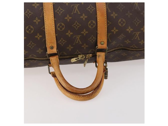 LOUIS VUITTON Bolso Boston Monogram Keepall 50 M41426 LV Auth 184669 Monograma - vue 7