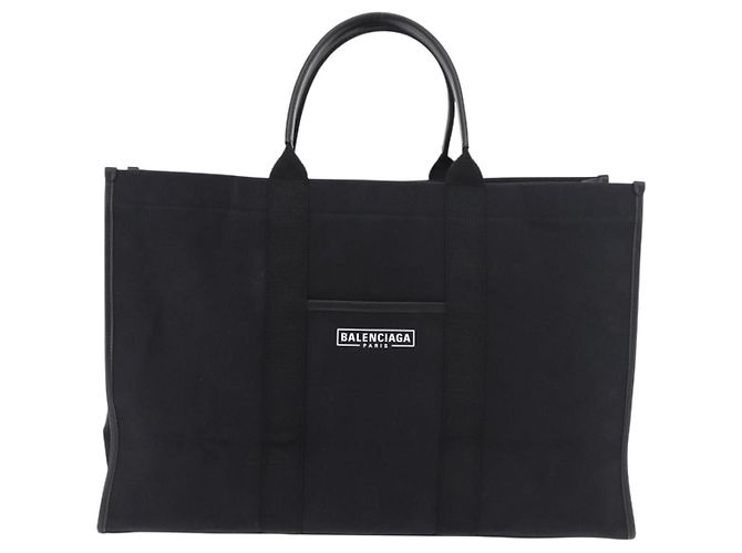 Borsa BALENCIAGA in tela 2way Nero Oro 671403 Auth 186106M D'oro - vista 13