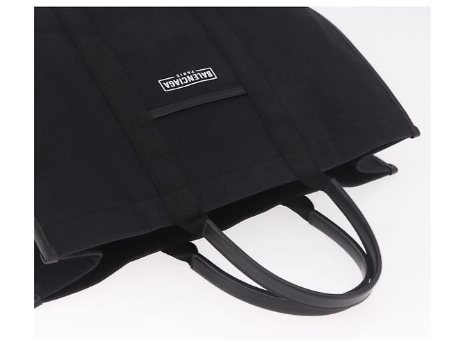Borsa BALENCIAGA in tela 2way Nero Oro 671403 Auth 186106M D'oro - vista 7