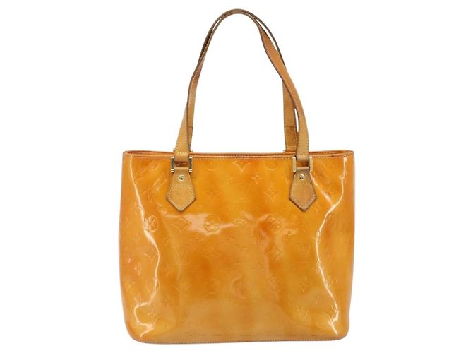 LOUIS VUITTON Borsa Houston Monogram Vernis Rosa Marshmallow M91302 LV Auth 185937 - vista 2