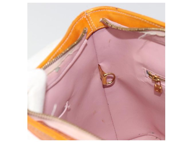 LOUIS VUITTON Borsa Houston Monogram Vernis Rosa Marshmallow M91302 LV Auth 185937 - vista 23