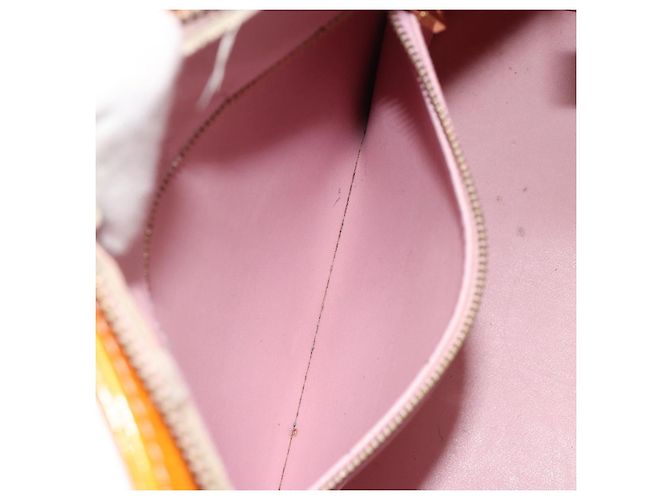 LOUIS VUITTON Borsa Houston Monogram Vernis Rosa Marshmallow M91302 LV Auth 185937 - vista 25