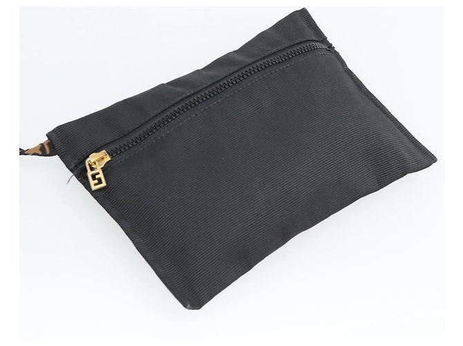 Borsa FENDI Canvas 2way Nera Oro Auth 186293 Nero D'oro - vista 10