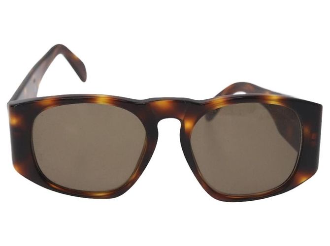 Gafas de sol CHANEL COCO de plástico Marrón Oro CC Auth 185486 Castaño Dorado - vista 2
