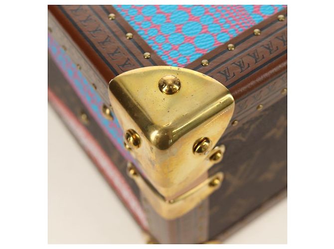 LOUIS VUITTON Monogram LVxYK Cotoville 40 Trunk Blue M10156 LV Auth 184943SM Monogramma - vista 16